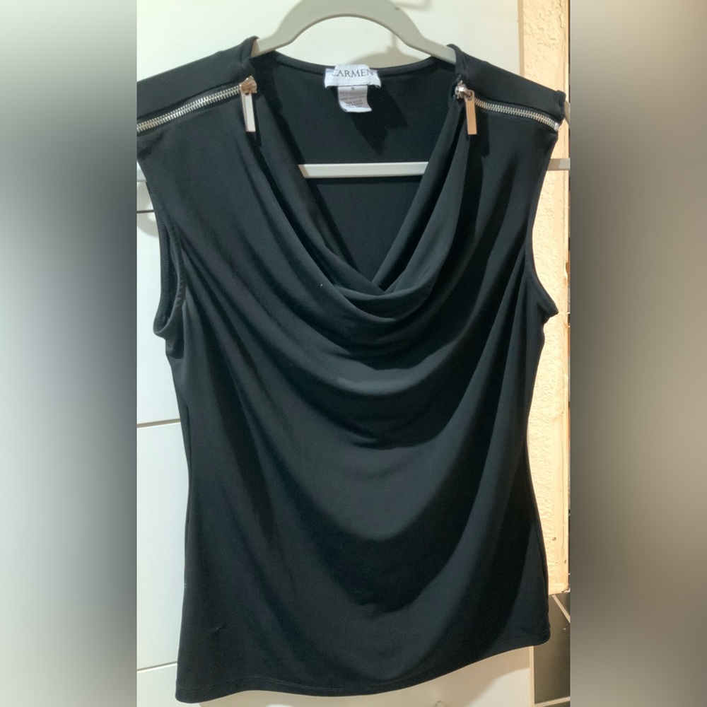 Carmen woman’s black blouse